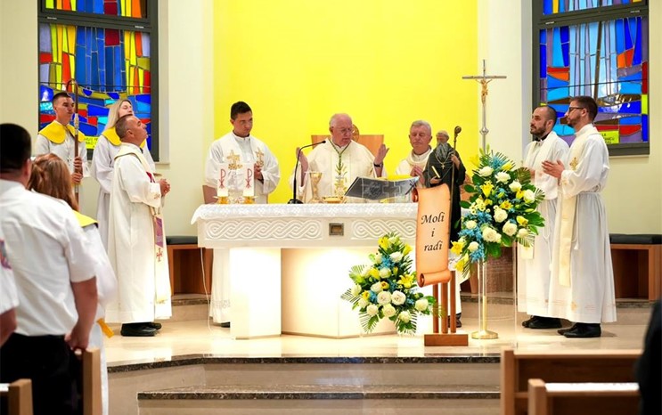 Biskup Razum predvodio proslavu župne svetkovine sv. Benedikta u Blaškovcu